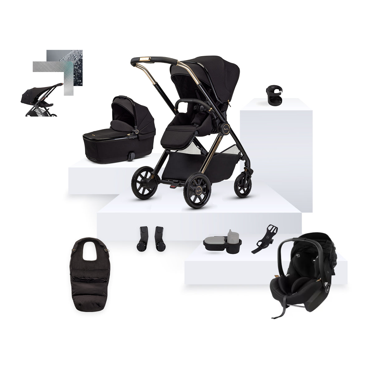 Reef 2 SE Espresso BUNDLE + Maxi Cosi Car Capsule (12 Piece)