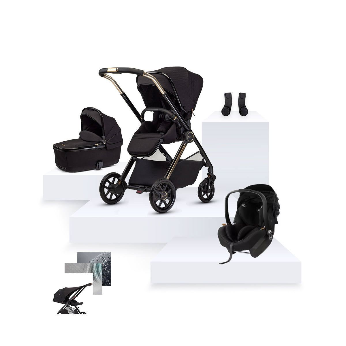 Reef 2 SE Espresso + Maxi Cosi Car Capsule (9 Piece)