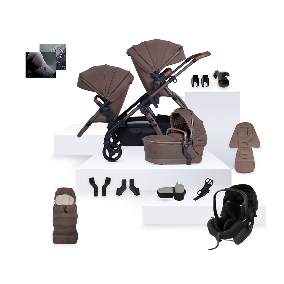 Wave 3 Caramel Bundle + Maxi Cosi Car Capsule (16 Piece)