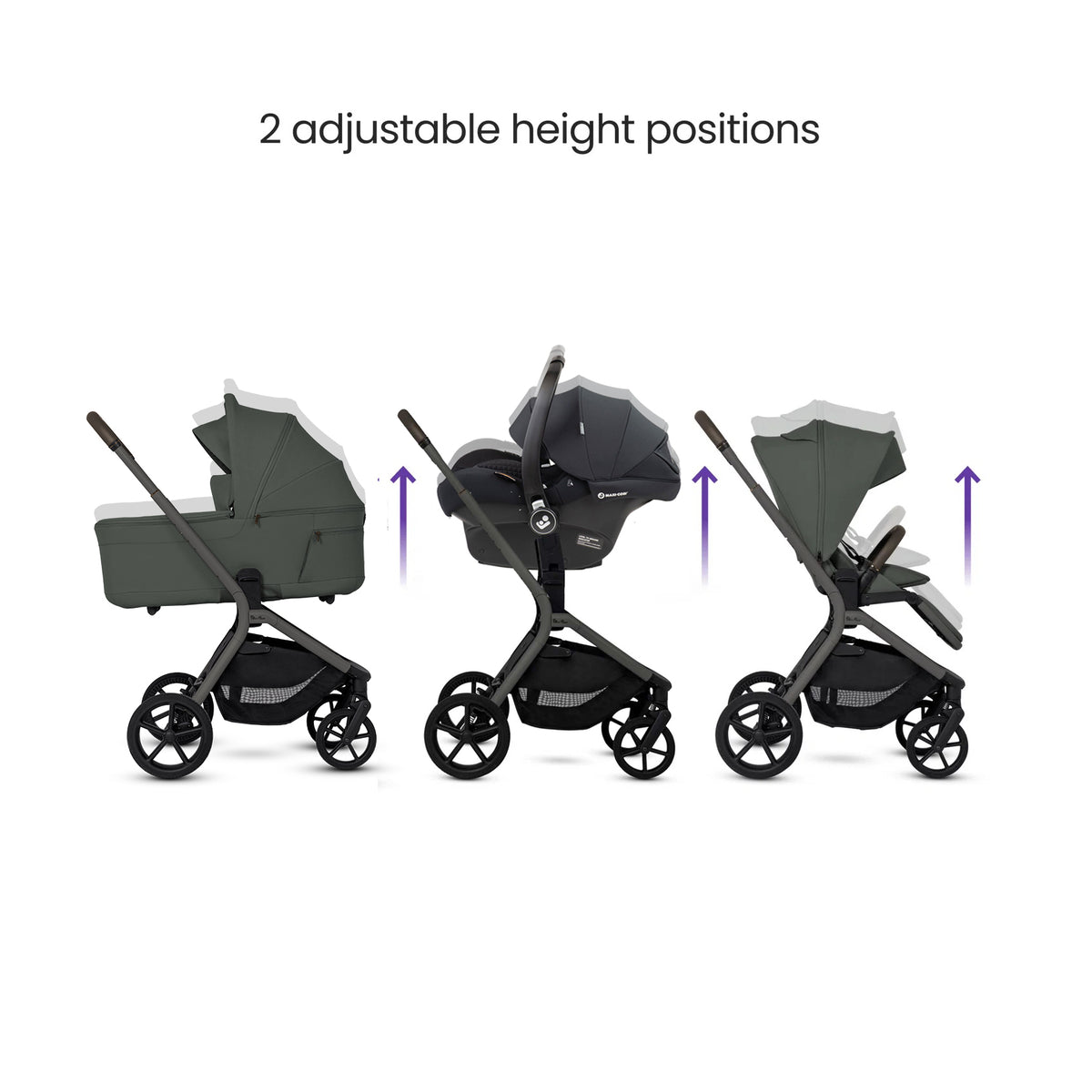 Breez Pewter + Maxi Cosi Car Capsule Bundle