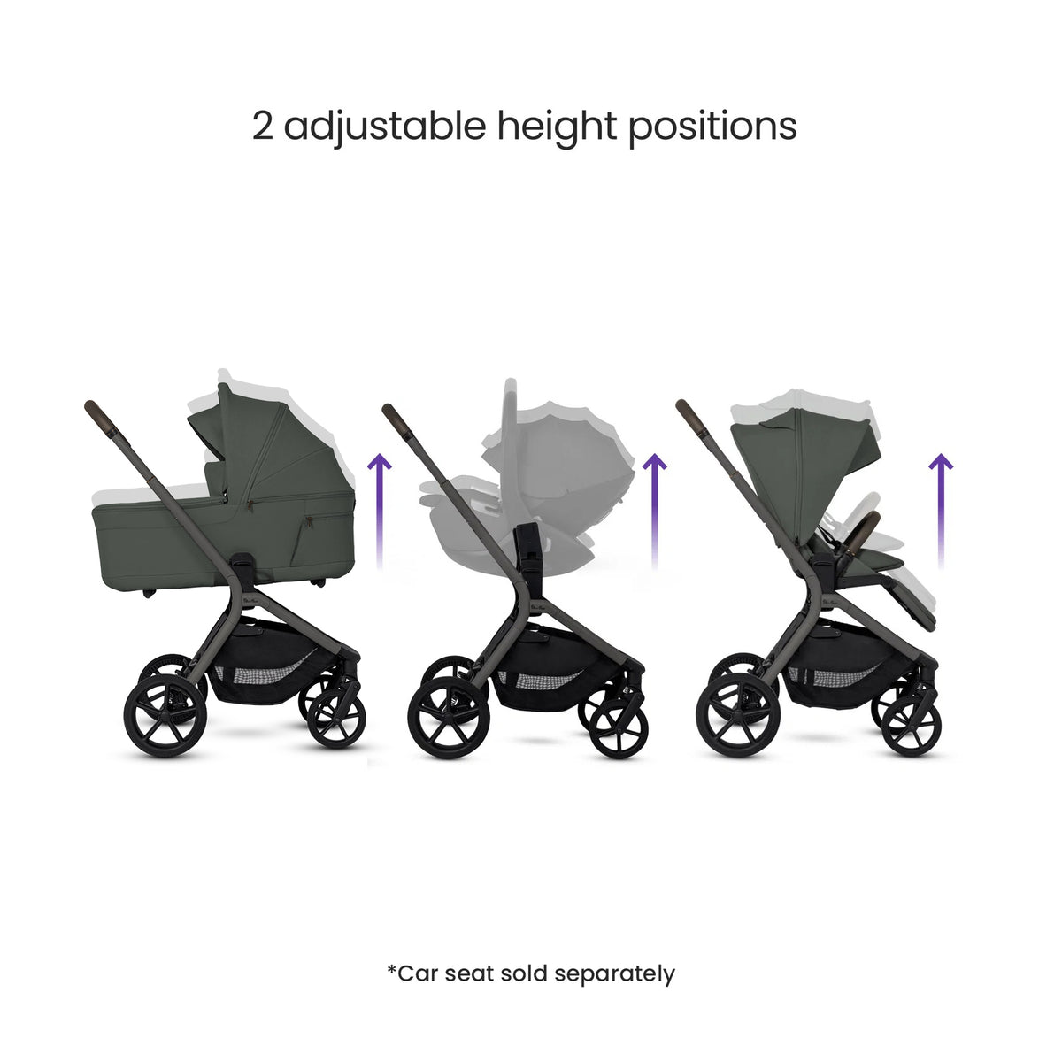 Breez Pewter with Carrycot