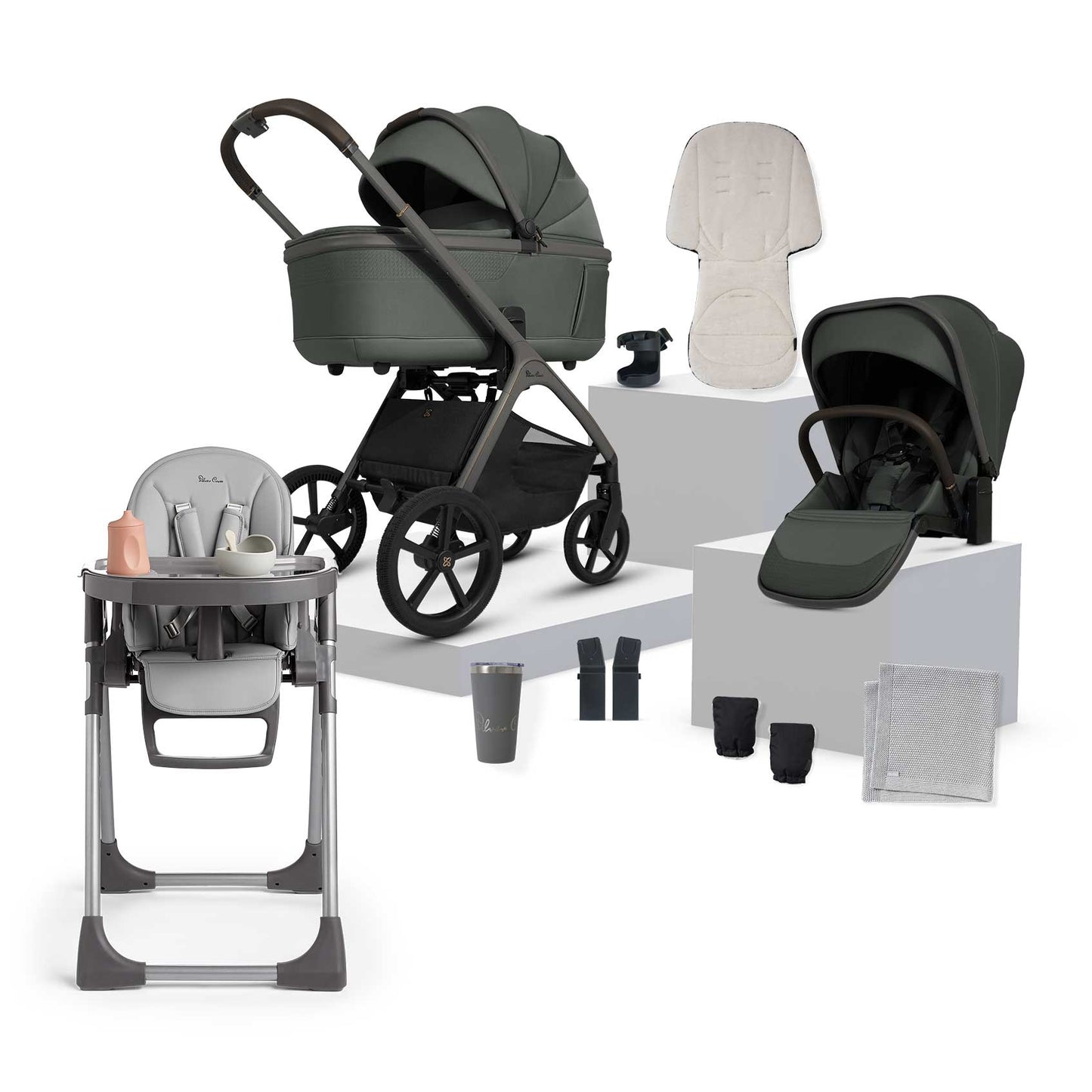 Cove Pewter Ultimate Newborn Bundle (12 piece)