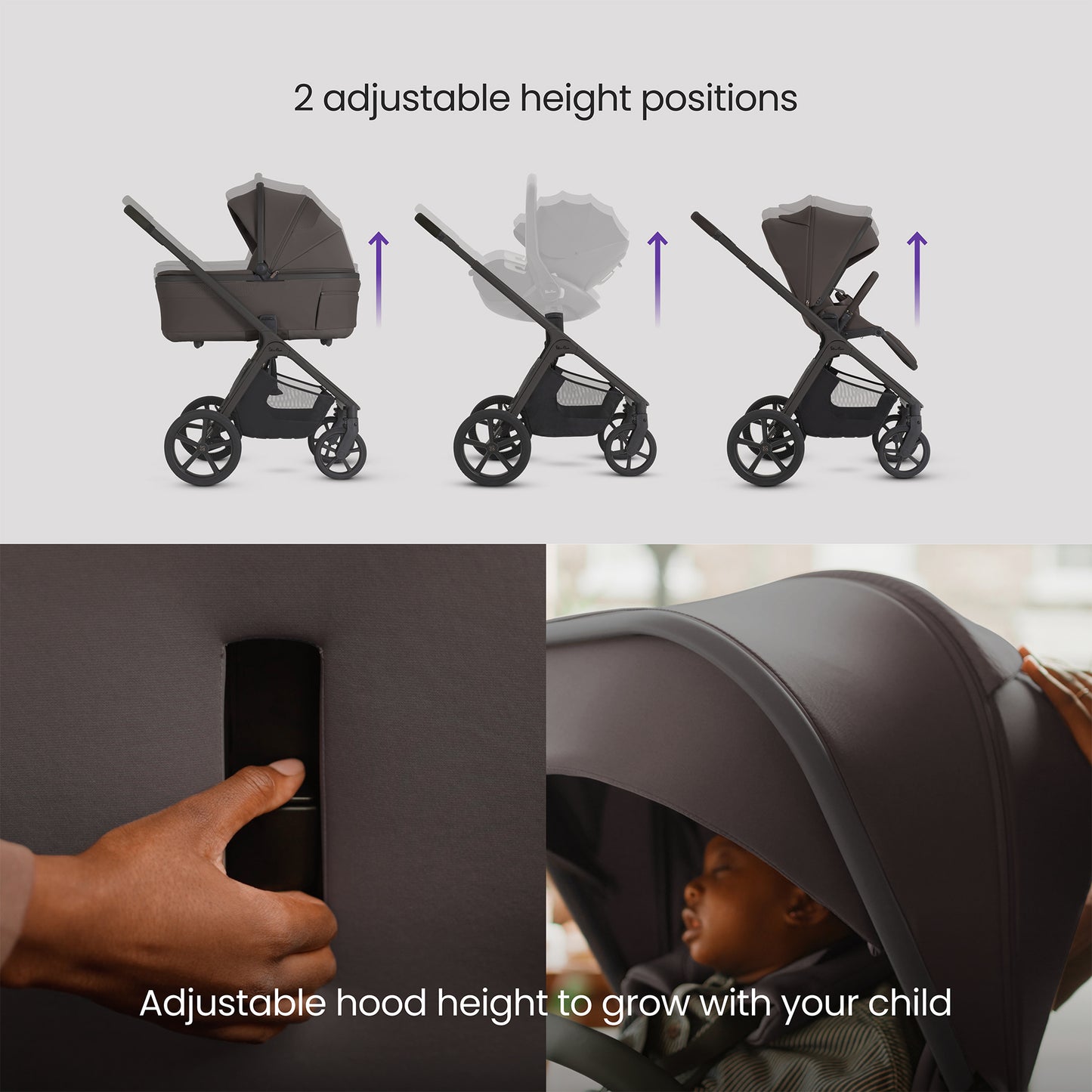 Cove 2 Chocolate with Carrycot (6 piece)