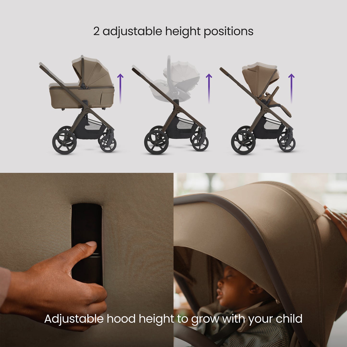 Cove 2 Maple with Carrycot (6 piece)