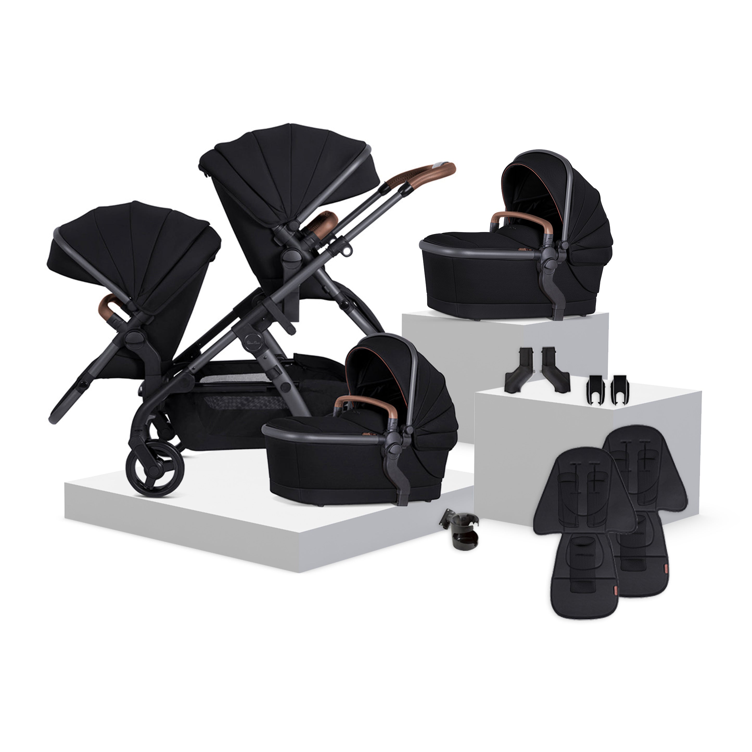 Wave 3 Licorice Twin Bundle | Silver Cross Australia