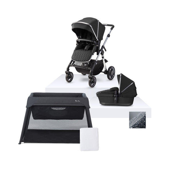 Carrycot Silver Cross Wayfarer Overnight Sleeping Pioneer Pepper